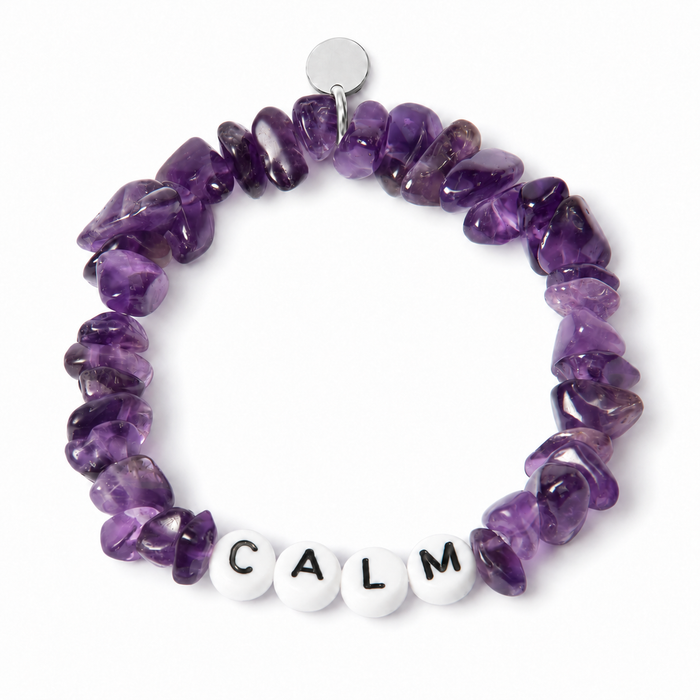 Personalised White Letter Chipstone Bracelets
