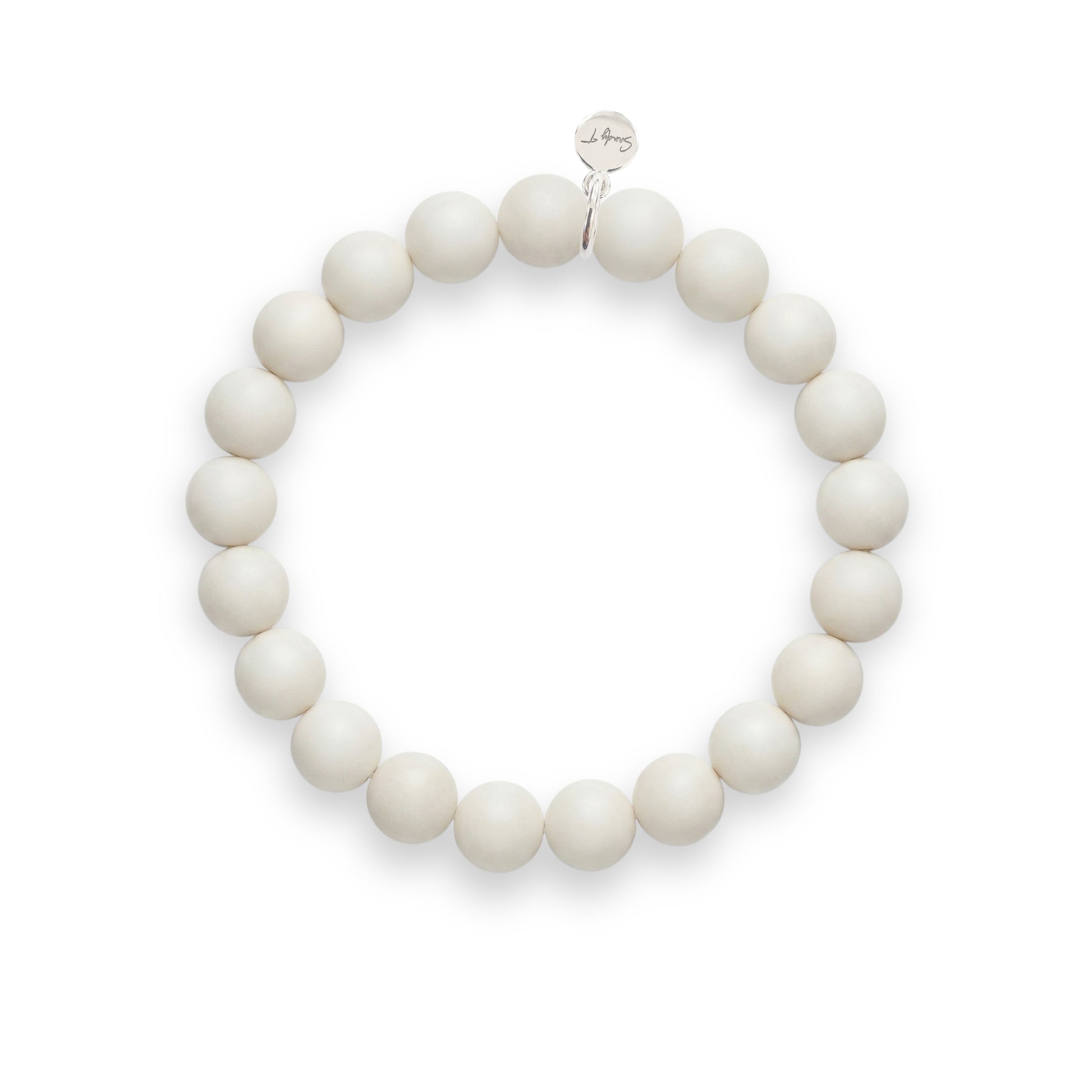 Riverstone & Sterling Silver Charm Bracelet