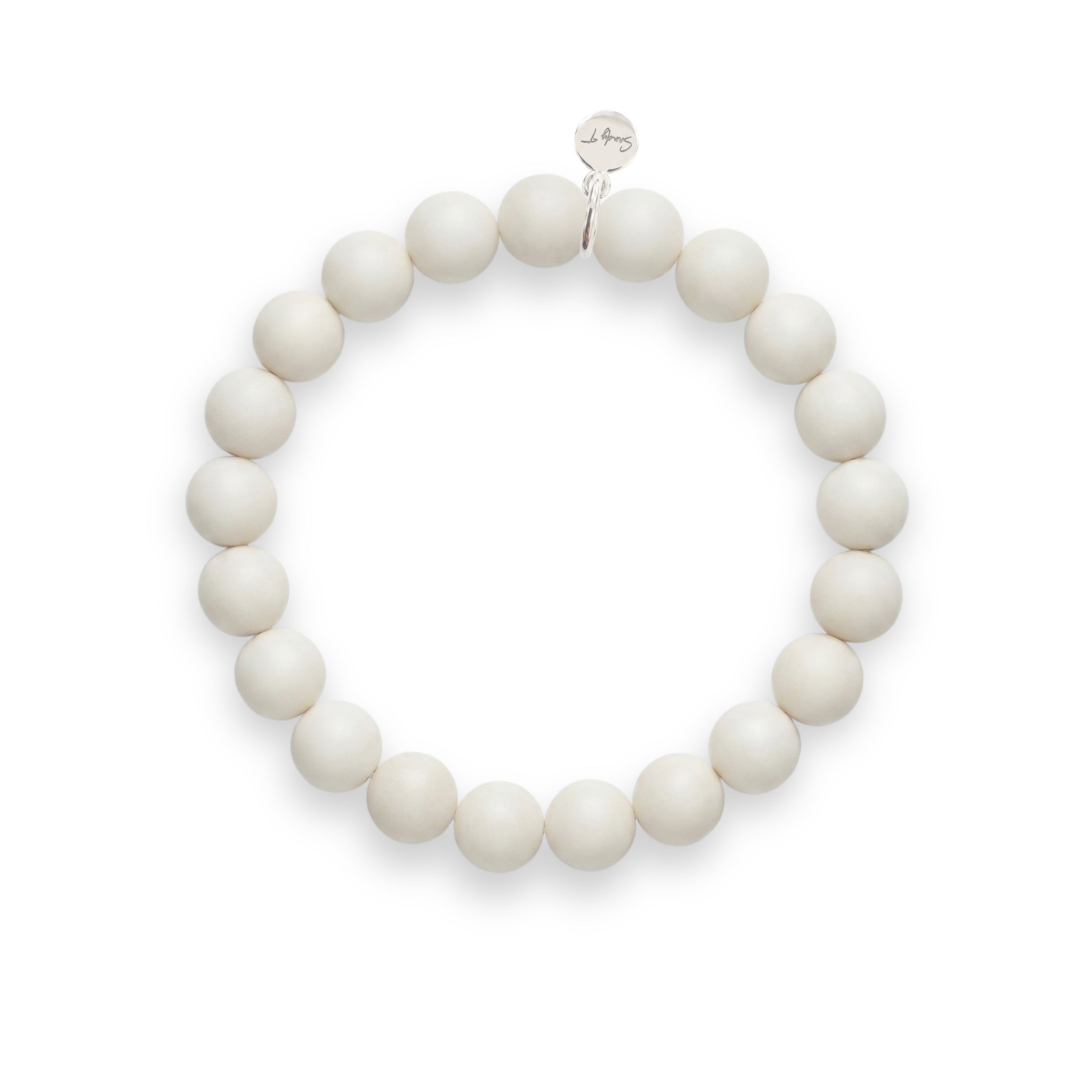 Riverstone & Sterling Silver Charm Bracelet