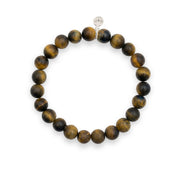 Tiger’s Eye & Sterling Silver Charm Bracelet