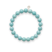Turquoise & Sterling Silver Charm Bracelet