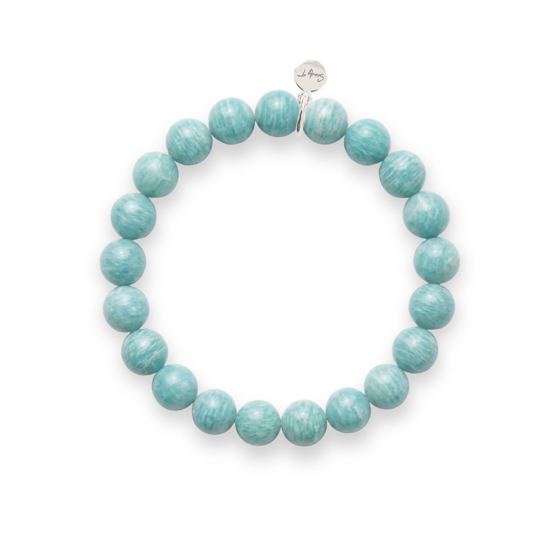 Turquoise & Sterling Silver Charm Bracelet