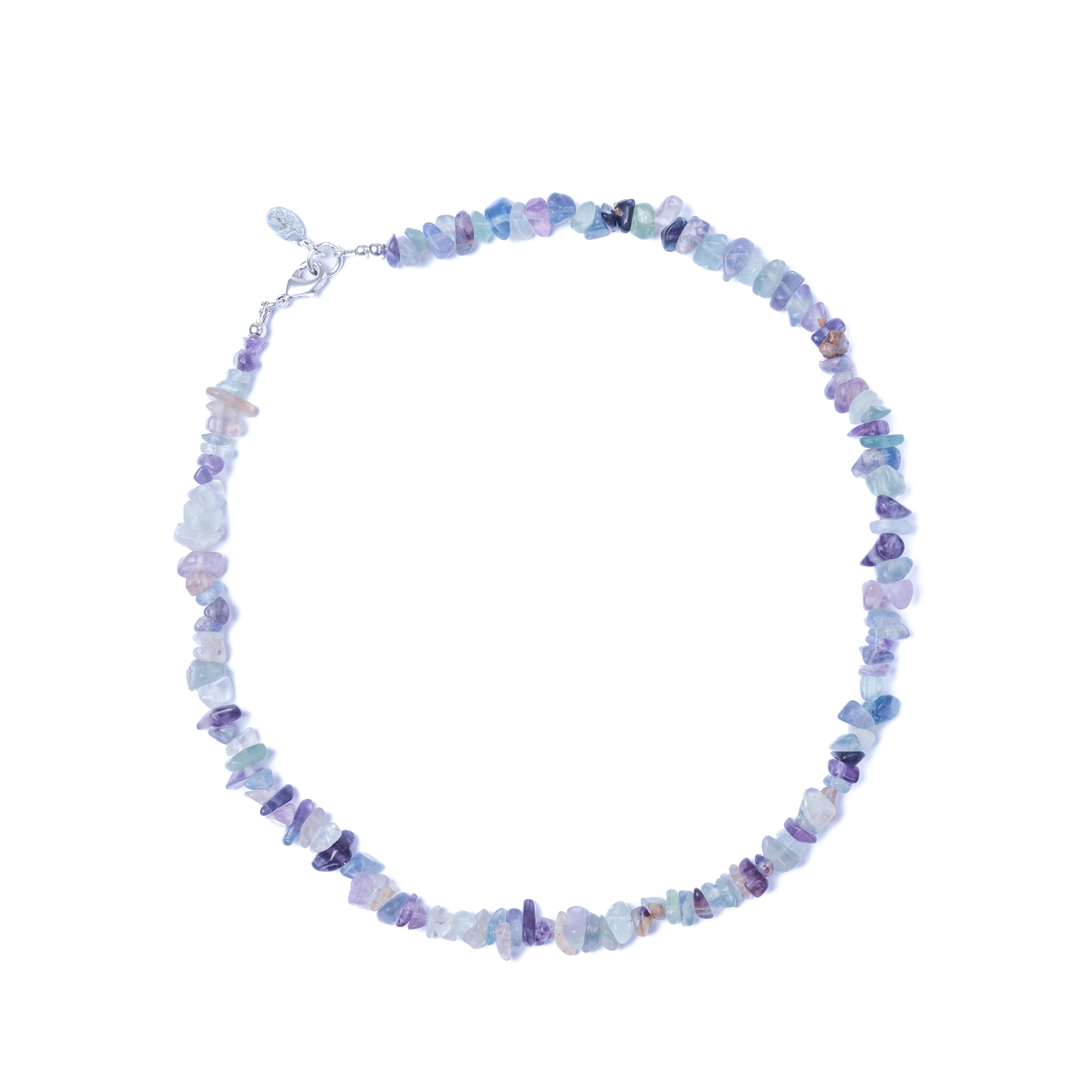 Fluorite Crystal Chipstone Necklace