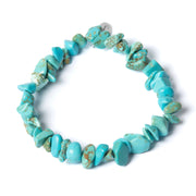 Turquoise Crystal Chipstone Bracelet