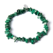 Malachite Crystal Chipstone Bracelet