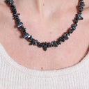 Hematite Crystal Chipstone Necklace