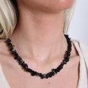 Onyx Crystal Chipstone Necklace
