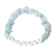 Aquamarine 'Courage' Chipstone Bracelet