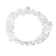 Clear Quartz 'Power' Chipstone Bracelet
