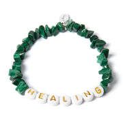 Malachite 'Healing' Chipstone Bracelet