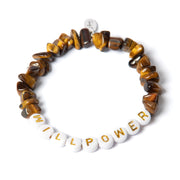 Tiger's Eye 'Willpower' Chipstone Bracelet