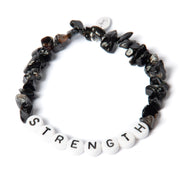 Onyx 'Strength' Chipstone Bracelet