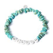Turquoise 'Wisdom' Chipstone Bracelet