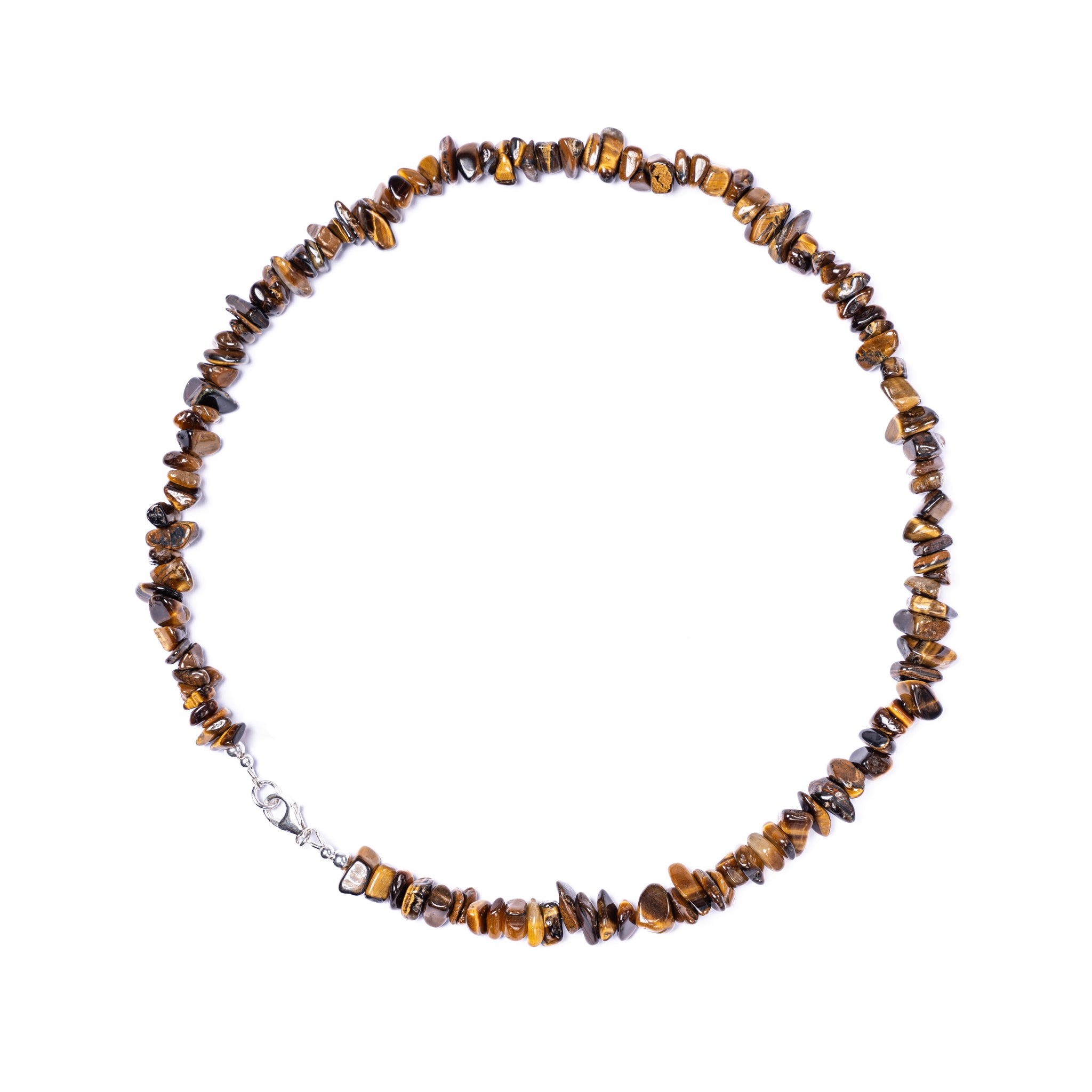 Tiger's Eye Crystal Chipstone Necklace