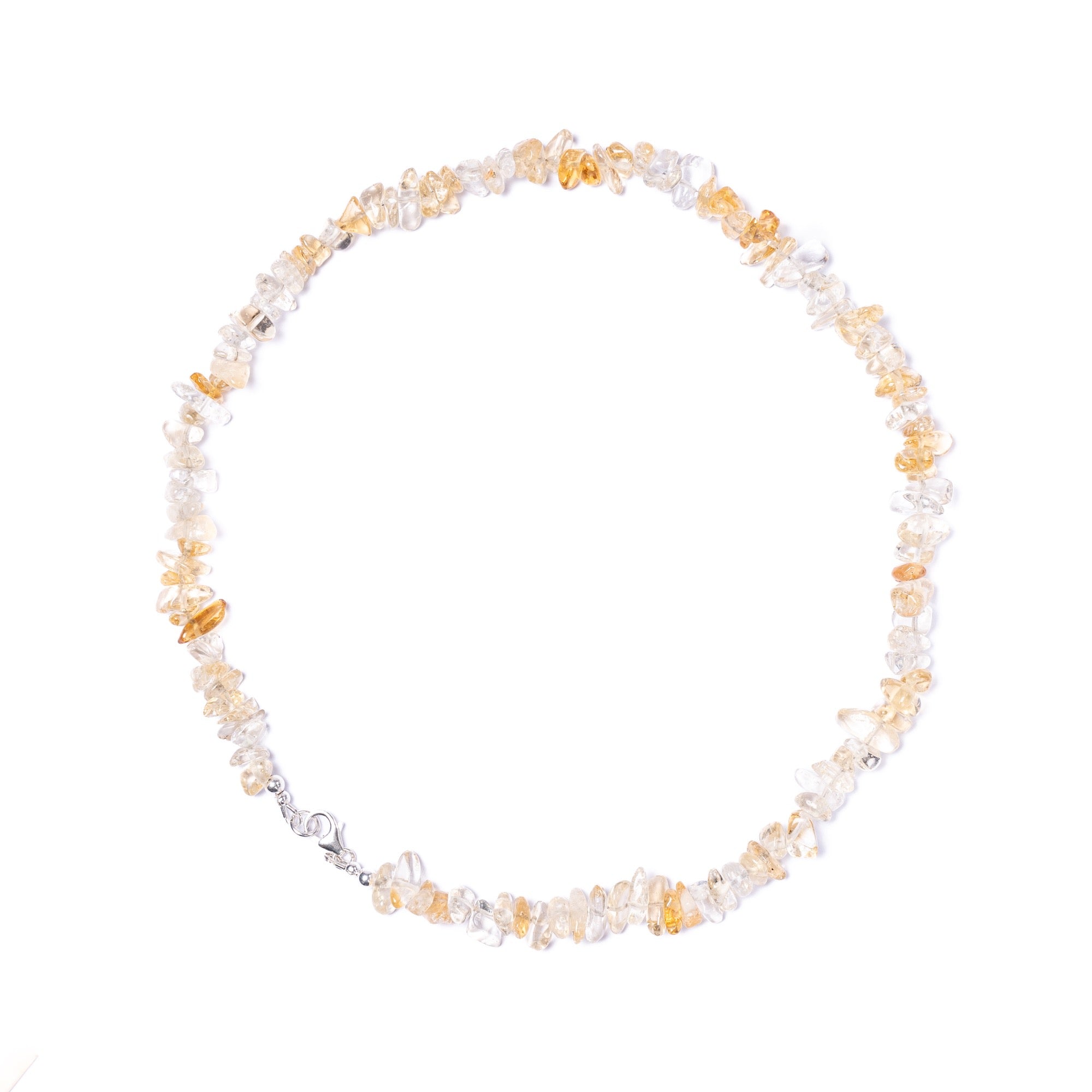 Citrine Crystal Chipstone Necklace