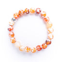 🔥 Wild Flame | Cracked Carnelian Agate Confidence Bracelet