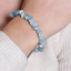 Aquamarine Crystal Wellness Bracelet