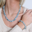 Aquamarine Crystal Wellness Bracelet