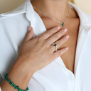 🌾 Earthbound | Malachite Crystal Wellness Bracelet