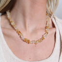 Citrine Crystal Chipstone Necklace