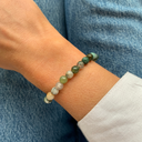 🌾 Earthbound | Moss Agate Beads Bracelet