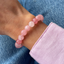 Limited Edition Semi-Precious Stone Bracelet, Rose Quartz