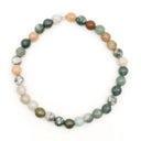 🌾 Earthbound | Moss Agate Beads Bracelet
