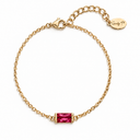 Birthstone Chain Bracelet in Gold
