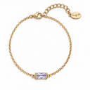 Birthstone Chain Bracelet in Gold