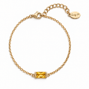Birthstone Chain Bracelet in Gold