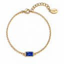 Birthstone Chain Bracelet in Gold