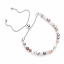 Agate & Sterling Silver Adjustable Bracelet