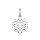 Sterling Silver Chakra Charm — Crown, with an upright silver jump ring