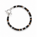 Onyx Sweetie Stone & Sterling Silver T-Bar Bracelet